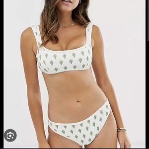 Zulu & Zephyr bikini set in palm pattern